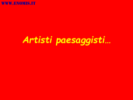 ARTISTI DI TUTTI I TIPI