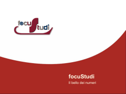 focuStudi - Camere di Commercio