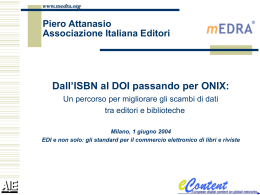 un percorso per migliorare gli scambi di dati tra