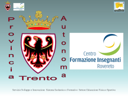 Scuola e Montagna - FormazioneScuolaTrentina