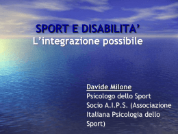 l`integrazione