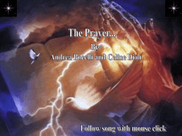 The prayer