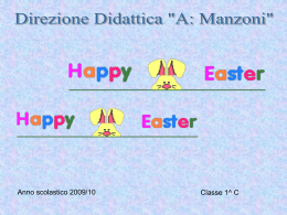 Pasqua - Direzione Didattica IX Circolo Alessandro Manzoni