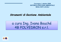 Ivana Bouch&egrave; - 4B Polyedron srl