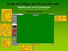 Guida all`utilizzo dei file nel sito web Tabellino per invio Formazione