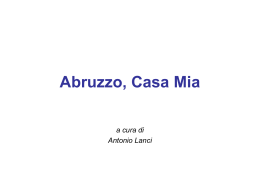 Abruzzo, Amore Mio