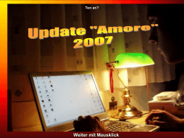 Update Amore 2007