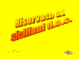 Solo per Siciliani DOC
