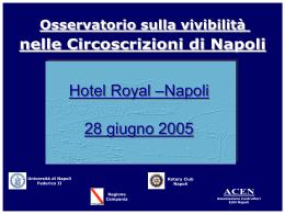 Le circoscrizioni di Napoli
