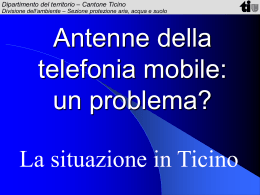 Telefonia mobile e RNI generica