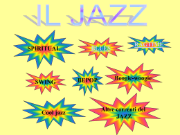 Il jazz - Istituto Comprensivo di Osio Sotto