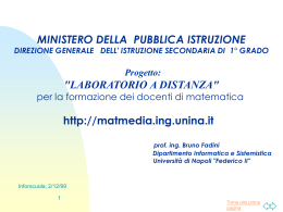 Presentazione Sito Web Matmedia ad Infoscuola