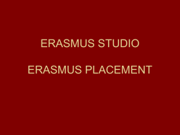 ERASMUS STUDIO