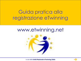 Guida pratica alla registrazione sul portale www.etwinning.net