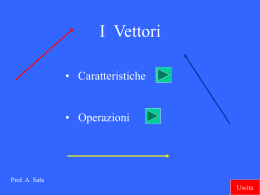 VETTORI presentazione Powerpoint