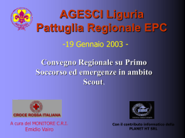 AGESCI Liguria Pattuglia Regionale EPC Convegno