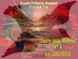 Mamma! Classe 4^A Primaria Centro
