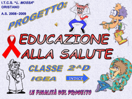 Vedi il documento in formato PowerPoint