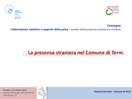 Diapositiva 1 - Comune di Perugia