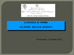 Dati scuole a.s. 2012/13 - Ambito territoriale di Parma e Piacenza