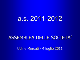 Presentazione Assemblea