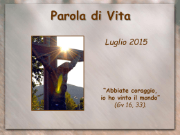 Parola di Vita - luglio 2015