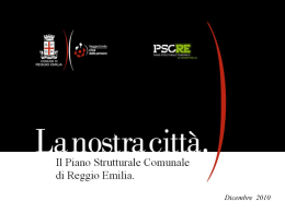 Al PSC - Comune di Reggio Emilia