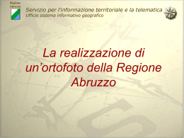 Servizio per l`informazione territoriale e la telematica Ufficio
