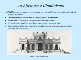 Architettura e illuminismo