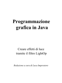 Java 2D - Luca Imperatore