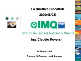 IMQ Giocattoli Direttiva - Progetto FORMAWEB