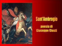 Sant`Ambrogio (Giuseppe Giusti)
