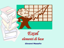 Excel: elementi di base