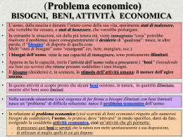 Il problema economico