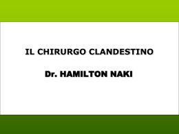 EL CIRUJANO CLANDESTINO - Accademia di qualitologia