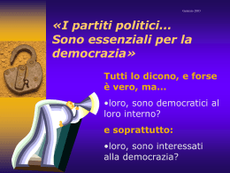 partiti&democrazia