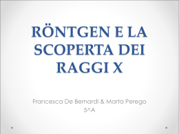 Relazione di F. de Bernardi Martignoni e M. Perego 5 A 8/04/2015