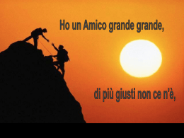 Ho un amico (Claudio Chieffo)