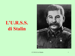 L`U.R.S.S. di Stalin
