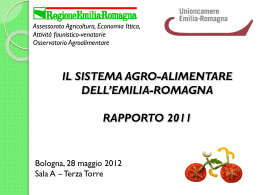 La presentazione del Rapporto 2011 - Regione Emilia