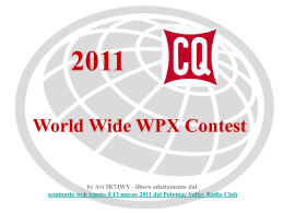 Cosa è il CQ WPX Contest