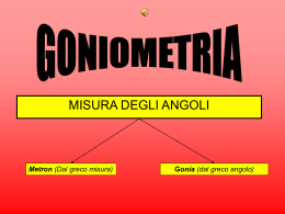GONIOMETRIA - MATESCUOLA