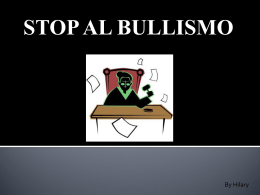 stop al bullismo - Software Studio