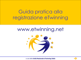 Guida pratica alla registrazione sul portale www.etwinning.net