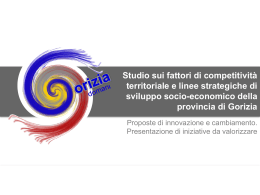 Diapositiva 1 - CCIAA di Gorizia