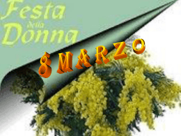 Tony/pps/festa della donna