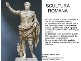Scultura e pittura Romana - Arte e Immagine