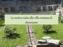La nostra visita alla villa romana di desenzano