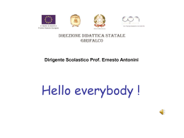 Diapositiva 1 - Direzione Didattica di Girifalco