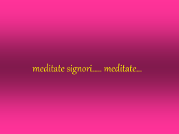 signori meditate... meditate.